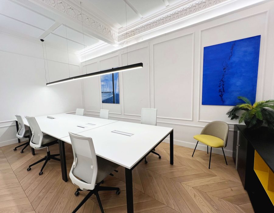 oficinas privadas en un centro de negocios